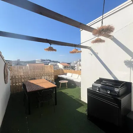 アパート Centre Port, 3 Chambres, 8 Personnes, Terrasse, Climatisation, Wifi
